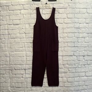 FREE PEOPLE BEACH burgundy Jumpsuit